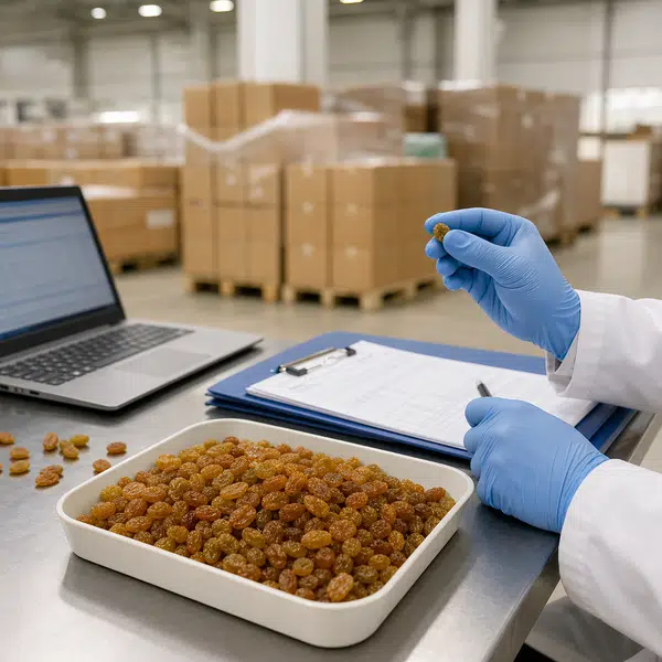 Sultana raisins compliance and documentation guide